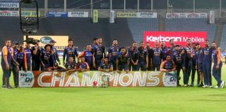 ਭਾਰਤ ਨੇ ਇੰਗਲੈਂਡ ਤੋਂ ਤਿੰਨ ਇੱਕ ਰੋਜ਼ਾ ਮੈਚਾਂ ਦੀ ਲੜੀ 2-1 ਨਾਲ ਜਿੱਤੀ