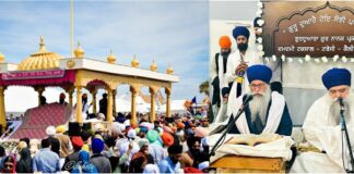 ਗੁਰਦੁਆਰਾ ਗੁਰ ਨਾਨਕ ਪ੍ਰਕਾਸ਼ – ਦਮਦਮੀ ਟਕਸਾਲ ਟਰੇਸੀ ਦੇ ਨਗਰ ਕੀਰਤਨ ਦੌਰਾਨ ਹਜਾਂਰਾਂ ਸੰਗਤਾਂ ਨੇ ਸਮੂਲੀਅਤ ਕੀਤੀ