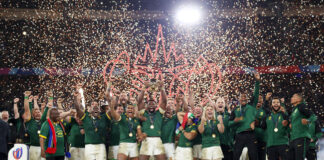 ਰਗਬੀ ਵਰਲਡ ਕੱਪ 2023 ਫਾਈਨਲ: ਸਪਰਿੰਗਬੌਕਸ ਦਾ ਵਰਲਡ ਕੱਪ ਖ਼ਿਤਾਬ ‘ਤੇ ਕਬਜ਼ਾ, ਆਲ ਬਲੈਕਸ ਨੂੰ ਫਾਈਨਲ ‘ਚ 12-11 ਨਾਲ ਹਰਾਇਆ