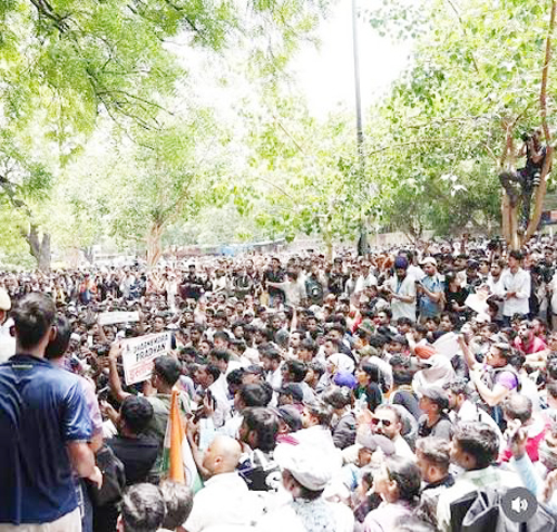 20th July 'Cockroach Janta Party's protest